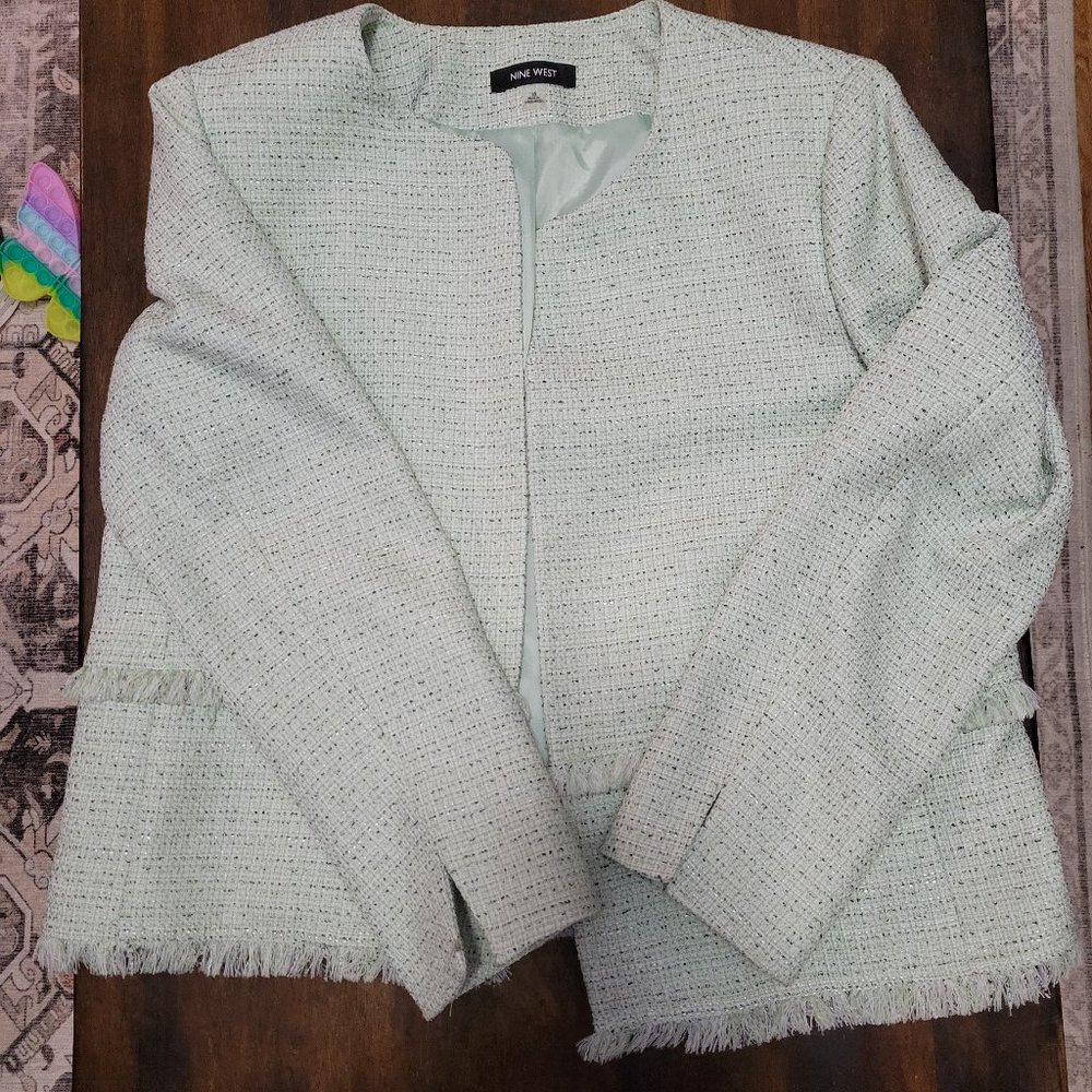 Light green dress jacket